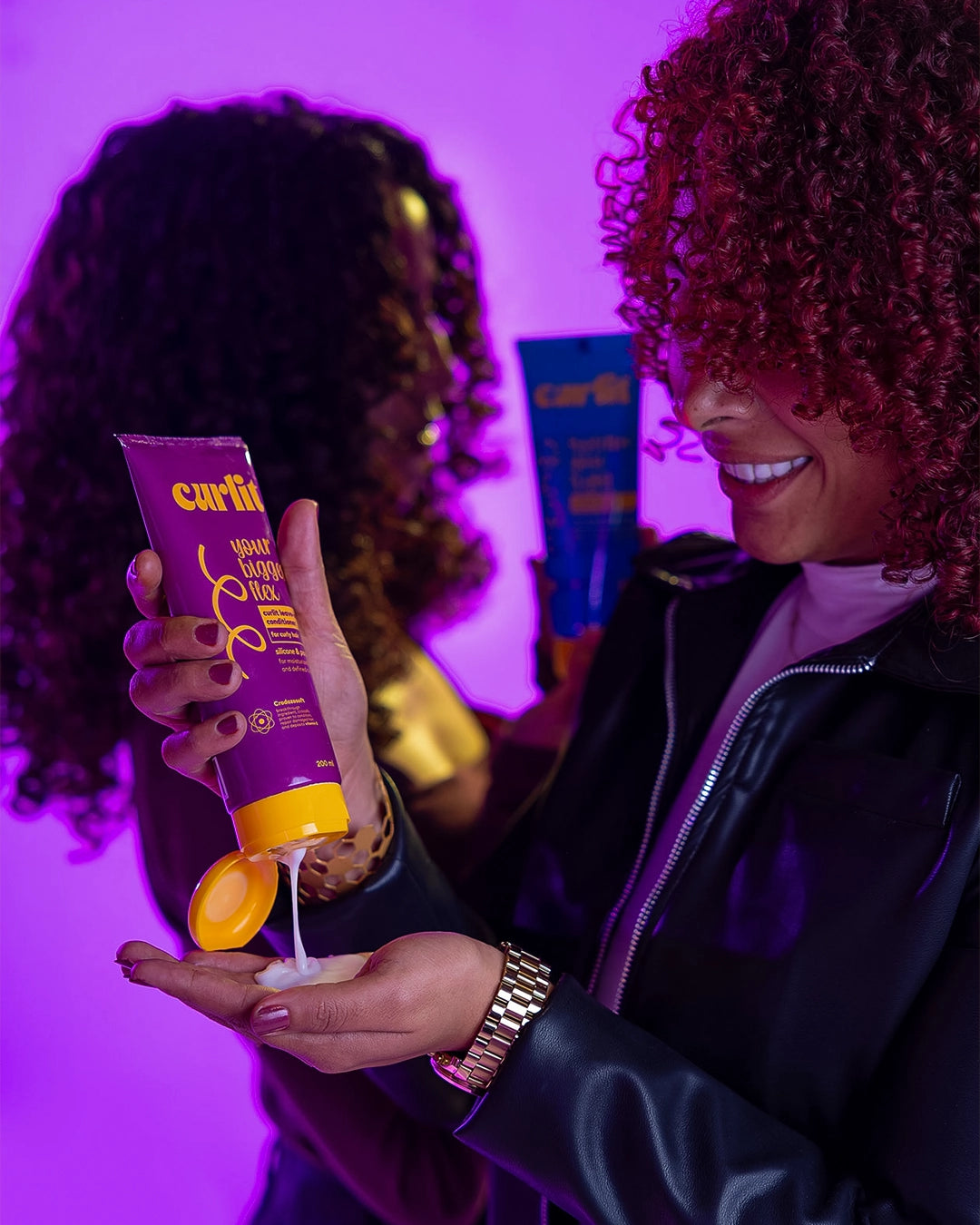 Curly leave-in conditioner