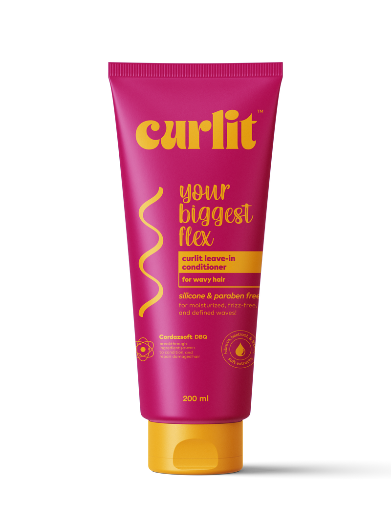 Wavy leave-in conditioner