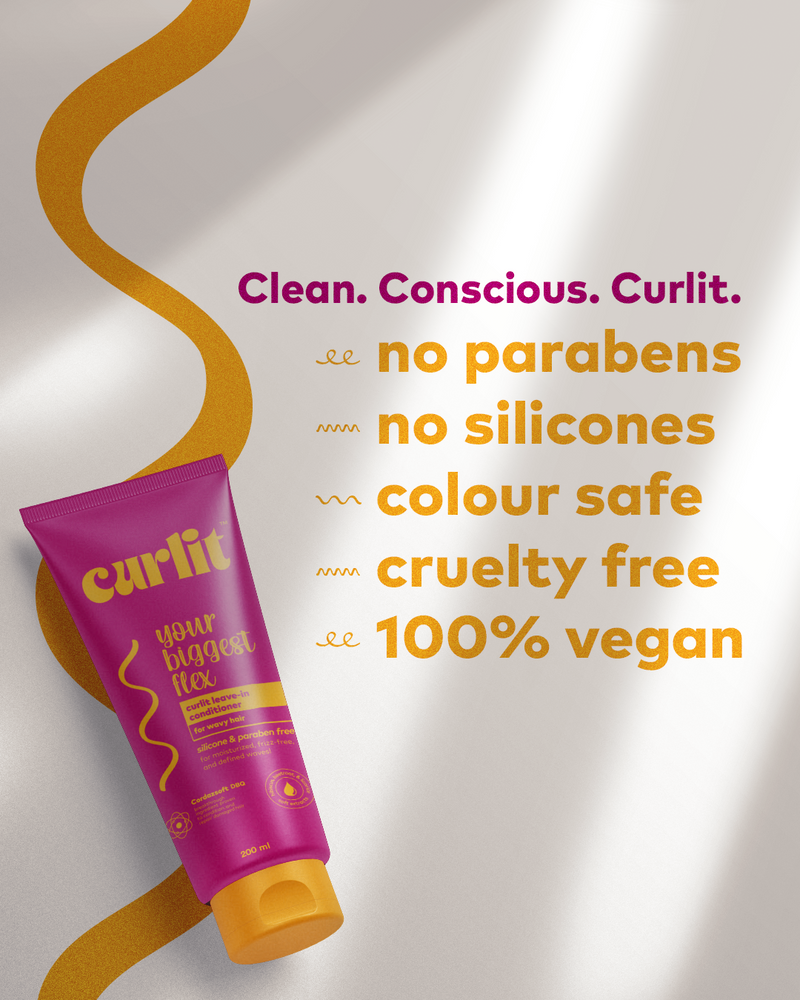 Wavy leave-in conditioner